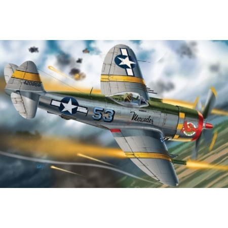 RC Radiostyrt Modellflygplan - P-47D Thunderbolt - 1:48