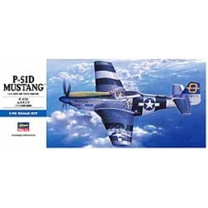 RC Radiostyrt Modellflygplan - P-51D Mustang SE - 1:72