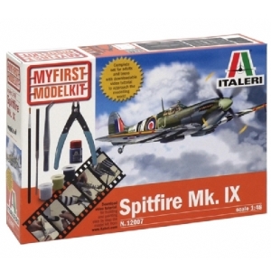 Bild p� Modellflygplan - SPITFIRE Mk.IX - My first model kit - 1:72