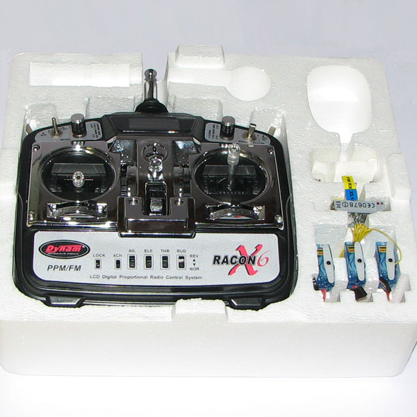 Bild p� S&auml;ndarpaket - Racon x6 - 6 kanals + sim - 35Mhz - Dy