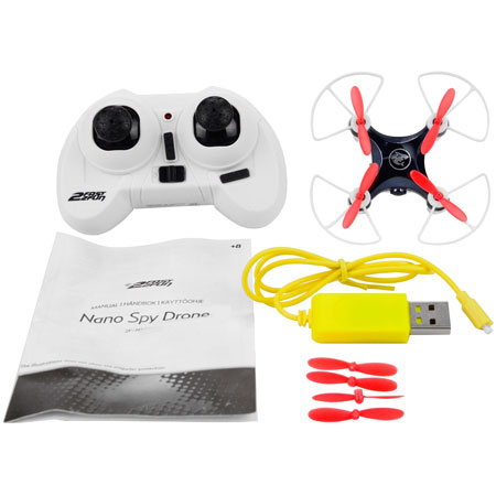 Thumbnail 734 f�r Radiostyrd drone - Nano spy drone m. kamera - 2,4Ghz - RTF