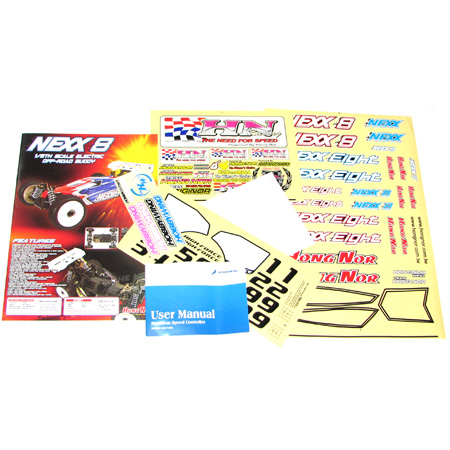 Thumbnail 734 f�r Radiostyrda bilar - 1:8 - Nexx 8 BL - 2,4Ghz