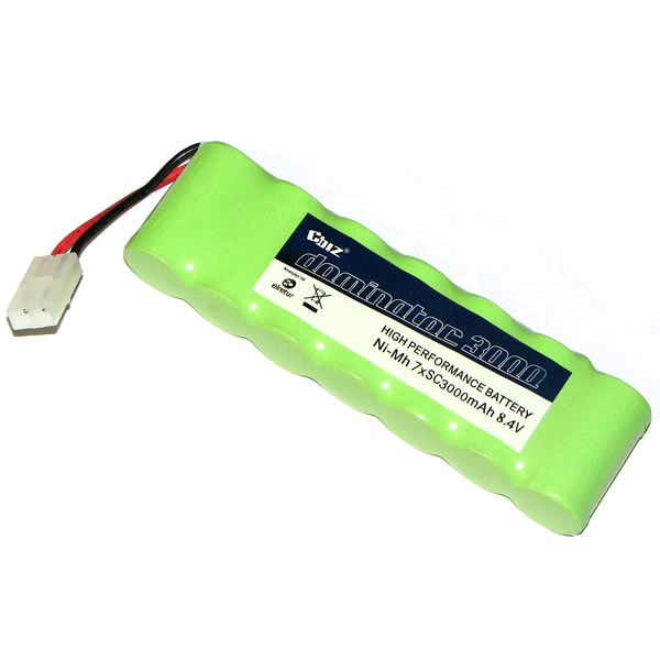 Bild p� Batteripack NiMH - Batteri 8,4V 3000mAh - Dominator