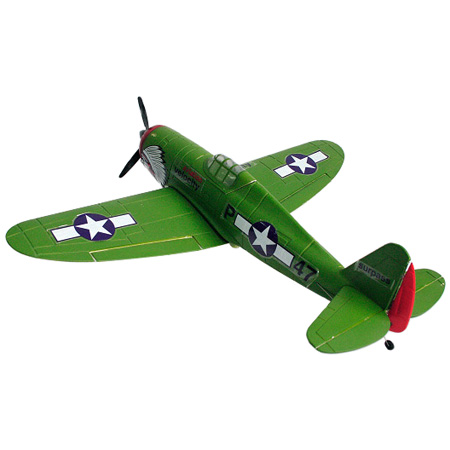 Thumbnail 711 f�r Flygplan - P47 Thunderbolt BL - 4ch - Borstl&ouml;st paket - RTF