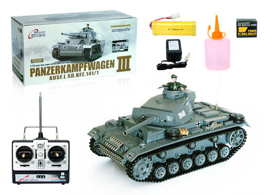 Demo - Rc stridsvagn - 1:16 - Panzerkampfwagen III - RTR