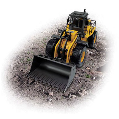 Demo - Radiostyrda hjullastare - 1:14 Premium Label Wheeled Loader - 2,4Ghz - RTR