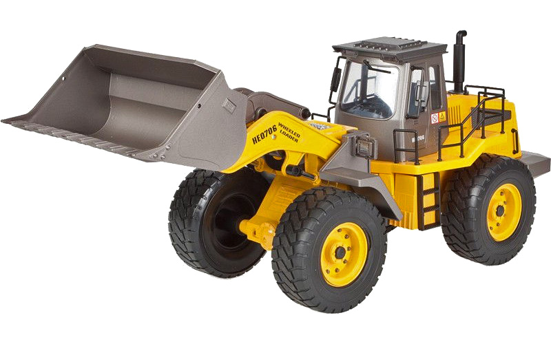 Demo - Radiostyrda hjullastare - 1:14 Premium Label Wheeled Loader - 2,4Ghz - RTR