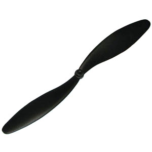 Propeller - L250mm,  3mm - Black - mutterfäste