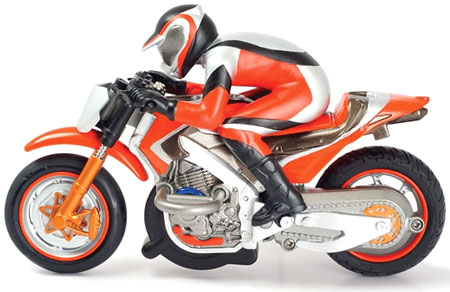 RC Radiostyrt Radiostyrd Motorcykel - 1:18 - Silverlit Gyro Buzz - 2,4Ghz - RTR