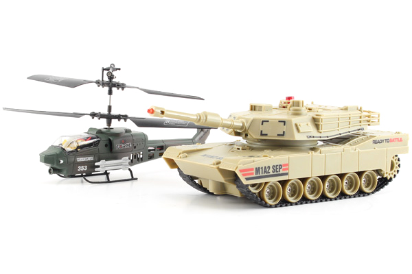 Bild p� Demo - RC Combat set - Combat set - Tank n chopper - RTR