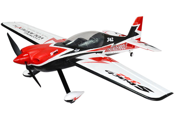 Flygplan - Sbach 342 Thunderbolt BL - 2,4Ghz - Sim. - 4ch - RTF