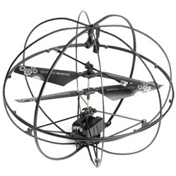 RC Radiostyrt Radiostyrd helikopter - Flygande Boll m. lyse - 3,5ch - RTF