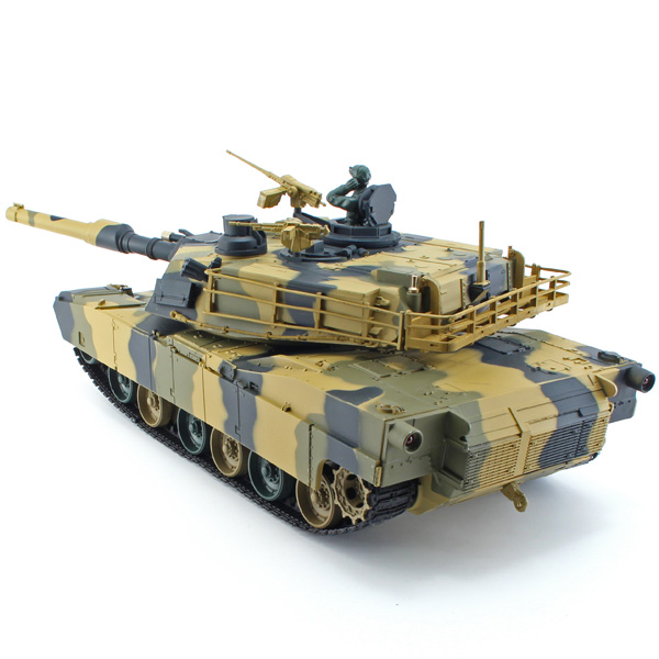 Radiostyrd stridsvagn - 1:24 - M1A2 Abrams - s.airg. - RTR