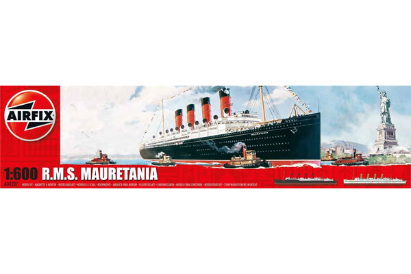 Byggmodell skepp - RMS Mauretania - 1:600