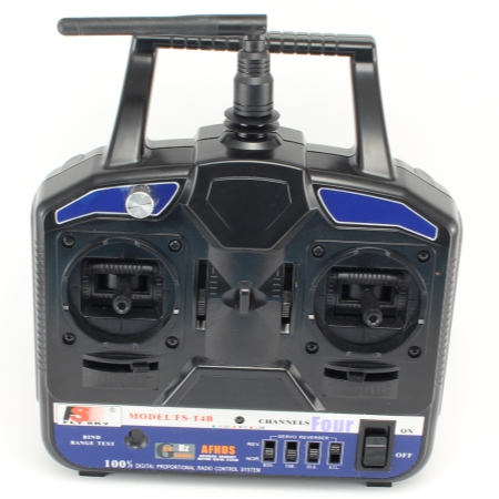 RC Radiostyrt Sändare - FlySky T4B - 2,4Ghz - 4ch - Beili