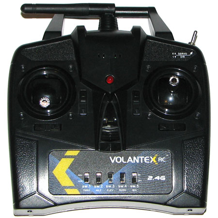 RC Radiostyrt Sändare - 4 Kanals FM Sändare - 2,4Ghz - Volantex