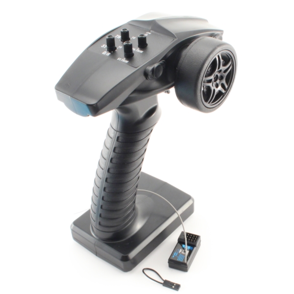 RC Radiostyrt Sändarpaket - 2CH 2,4Ghz - ET1076 sänd. + mott. - VKar