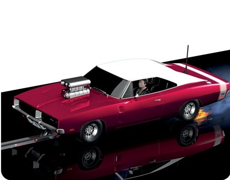 Bild p� Scalextric Dodge Charger 1:32 C3221, Kommer Q3, ,Trans-Am Cars
