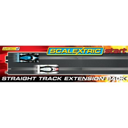 RC Radiostyrt Scalextric START - Straight Track Extension pack