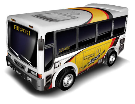 Thumbnail 711 f�r Radiostyrda arbetsfordon - Silverlit Buss - Mini - RTR