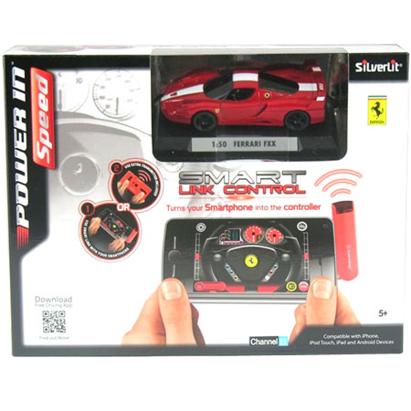 Thumbnail 734 f�r Radiostyrd bil - 1:50 Silverlit Ferarri Enzo Smartlink 2,4Ghz - RTR