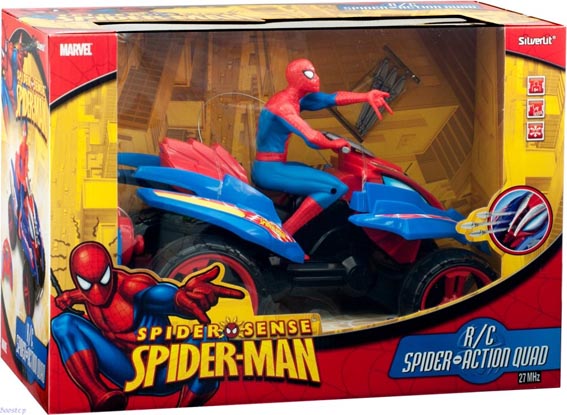 Thumbnail 730 f�r Radiostyrda bilar - Silverlit Spiderman Action Quad - RTR