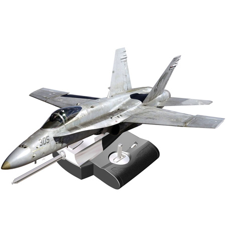 RC Radiostyrt Silverlit X-twin F18 Hornet Jet, 2-kanals, Li-Po, steglös