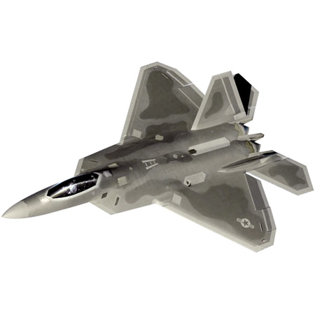 RC Radiostyrt Silverlit X-twin F22 Raptor Jet, 2-kanals, Li-Po, steglös