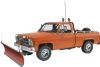 Byggmodell bil - GMC Pickup w Snow Plow- 1:24