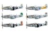 Byggmodell flygplan - P51 D/K Pacific Aces - 1:48 - IT