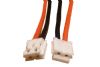 2-pin EH white plug with 22AWG wire 30,5cm