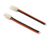 Pair of soldered Tamiya plugs with 14AWG 10cm wires
