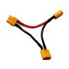 XT60 Seriel adapter - splitter male to 2-female