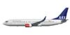 Byggmodell flygplan - Boeing 737-800 SAS - 1:144 - Zvezda