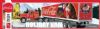Byggmodell lastbil - Fruehauf Holiday Hauler Coca Cola - 1:25 - AMT