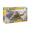 Byggmodell helikopter - Mil Mi-24V/Vp Hind-E 2 fig. 1:48 Zvezda