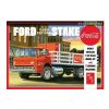 Byggmodell lastbil - Ford C600 Stake Bed w. Coca Cola - 1:25 - AMT