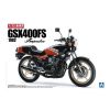 Byggmodell motocykel - Suzuki GSX400FS Impulse - 1:12 - Aoshima