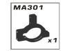 MA301 Växellådshållare Aluminium blå AM10SC