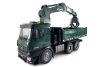 Radiostyrd kranbil - Mercedes Benz Arocs Tippvagn grön - 1:14 - 2,4GHz - RTR