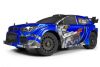 RC bil - 1:8 - QuantumRX Flux 4S Rally Car PRO BL - Blå - 4WD - 2,4Ghz - RTR