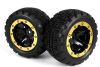 Slayer ST Wheels/Tires Assembled (Black/Gold)