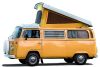 Byggsats bil - VW T2 Camper (easy click) model kit 1:24 Revell