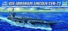 Byggmodell krigsfartyg - USS Abraham Lincoln - 1:700 - Trumpeter