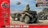 Byggsats stridsfordon - Airfix British Quad Bikes and Crew - 1:48