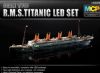 Byggmodell båt - R.M.S.Titanic MCP - Colored parts - LED Set - 1:700 - AC