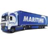 Byggmodell lastbil - DAF XF105 with MARITIME Trailer - 1:24 - IT