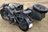 Byggmodell motorcykel - BMW R75 German Milit.Motor. W. Sidecar - 1:9 - IT