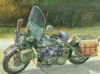 Byggmodell motorcykel - U.S. Army WW II Motorcycle - 1:9 - IT