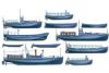 Byggmodell krigsfartyg -  IJN Utility boat Set - 1:350 - Tamiya